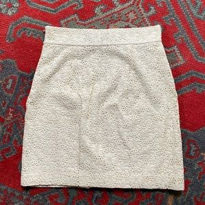 French connection lace skirt